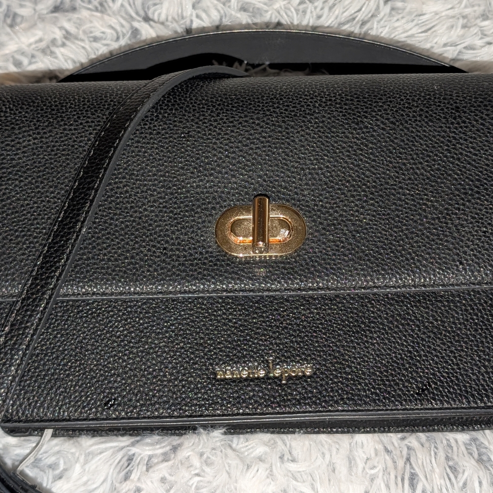 Nanette Lepore and Rachel Zoe Bag And Belt Combo Black - Picture 3 of 9